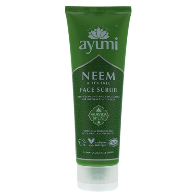 Ayumi Neem And Tea Tree Face Scrub 125ml For Women