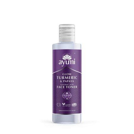 Ayumi Glow Turmeric & Papaya Face Toner Vegan Cruelty-Free Dermatologically-Tested 150ml