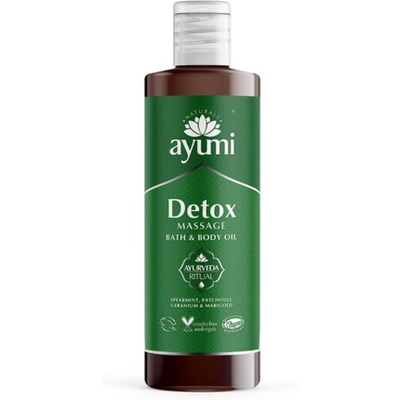 Ayumi Detox Massage Bath & Body Oil with Cooling and Soothing Formula 250ml