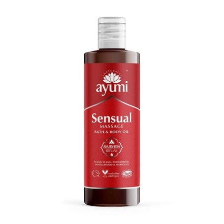 Ayumi Sensual Massage & Body Oil Vegan Cruelty-Free Dermatologically-Tested 250ml