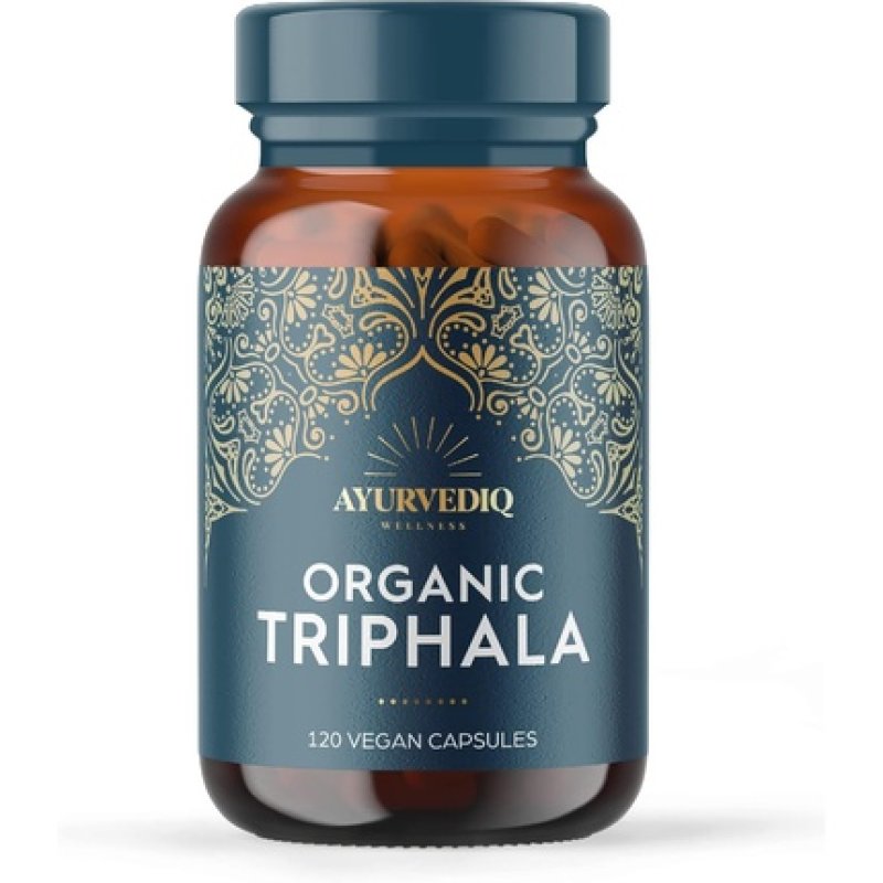 Ayurvediq Wellness Organic Triphala Capsules 120 500mg