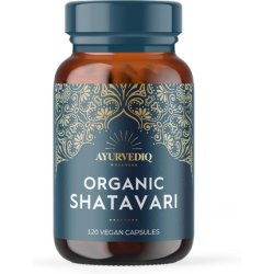 Ayurvediq Wellness Organic Shatavari Capsules 120 400mg