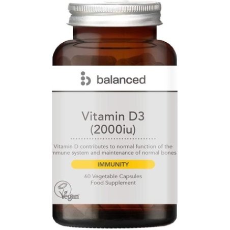 Vitamin D3 60 Veggie Caps - Reusable Bottle