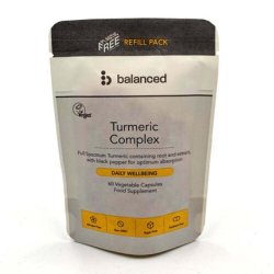 Turmeric Complex 60 Veggie Caps Refill Pouch