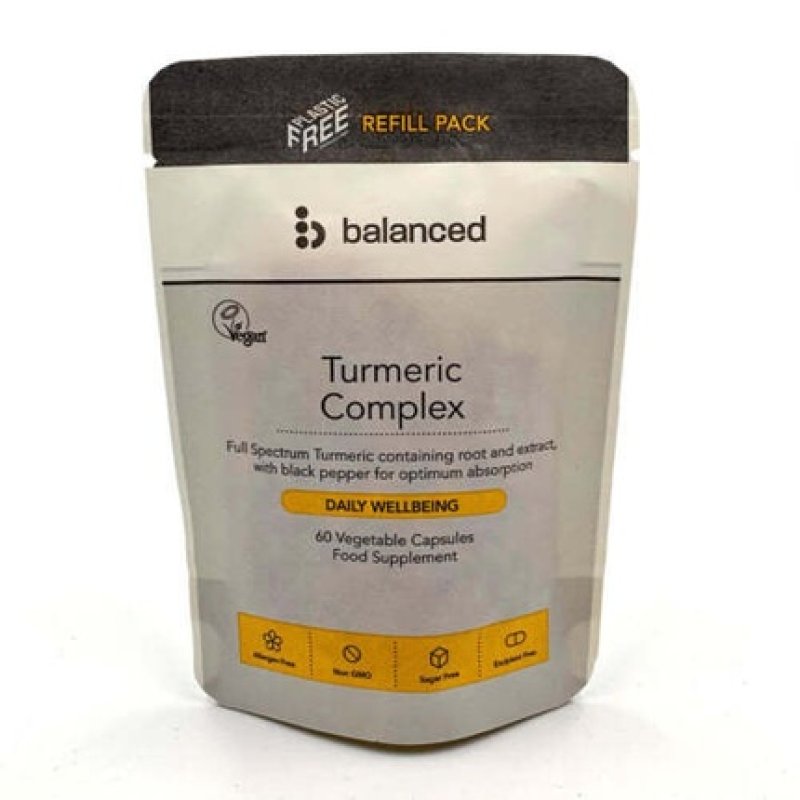 Turmeric Complex 60 Veggie Caps Refill Pouch