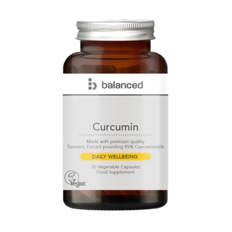 Balanced Curcumin Turmeric Extract 30 Capsules Herbal Supplement