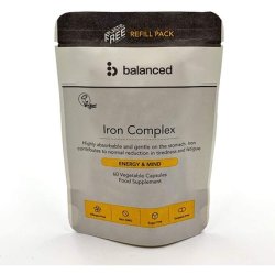 Iron Complex 60 Veggie Caps Refill Pouch