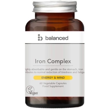 Iron Complex 60 Veggie Caps - Reusable Bottle