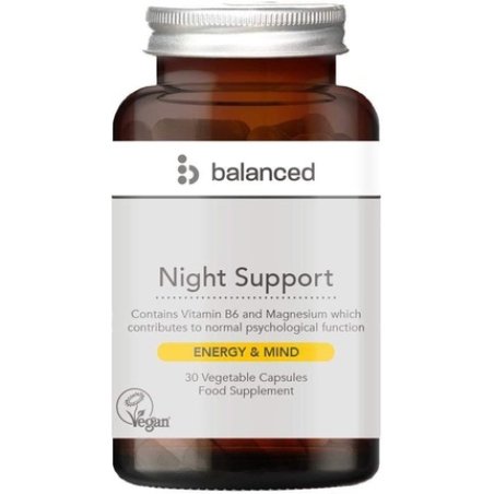 Night Support 30 Veggie Caps - Reusable Bottle