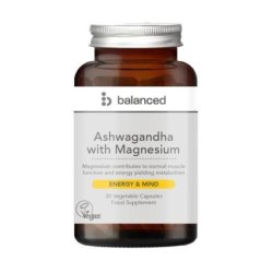 Ashwagandha 30 Veggie Caps - Reusable Bottle