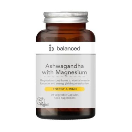 Ashwagandha 30 Veggie Caps - Reusable Bottle