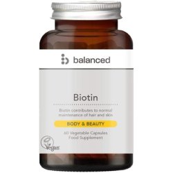 Biotin 60 Veggie Caps - Reusable Bottle