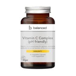 Vitamin C Complex pH Friendly 30 Veggie Caps - Reusable Bottle