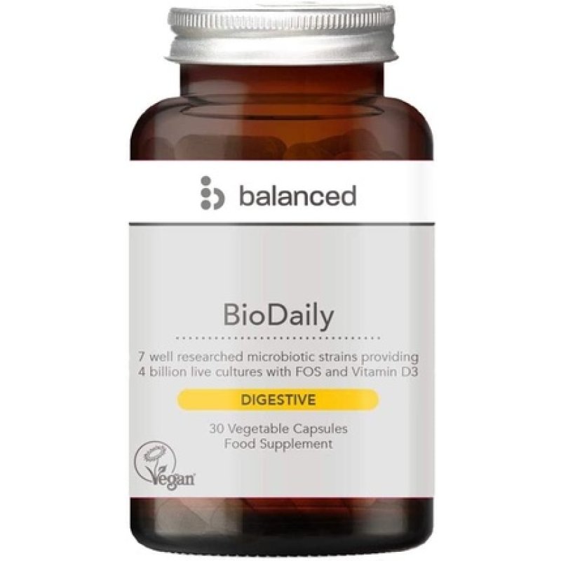 Biodaily 30 Veggie Caps - Reusable Bottle