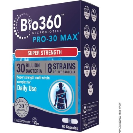 Natures Aid Bio360 Pro-30 Max 30 Billion Bacteria 60 Capsules