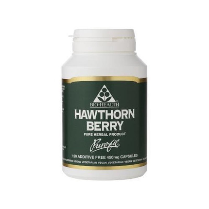 Bio Health Hawthorn Berry 450mg 60 Capsules