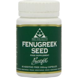 Bio-Health Fenugreek Powdered Seed 550 Mg 60 Caps