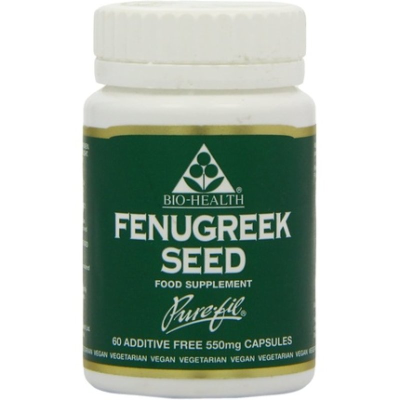 Bio-Health Fenugreek Powdered Seed 550 Mg 60 Caps
