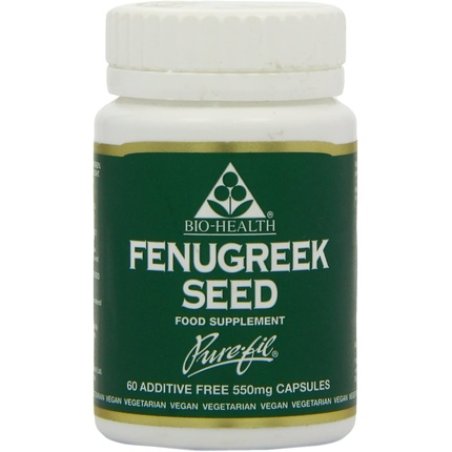 Bio-Health Fenugreek Powdered Seed 550 Mg 60 Caps