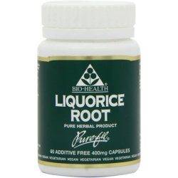 Bio-Health Liquorice Root Powdered 60 Capsules 400mg
