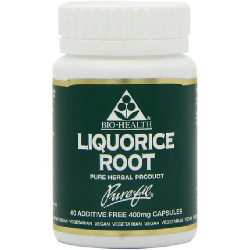 Bio-Health Liquorice Root Powdered 60 Capsules 400mg