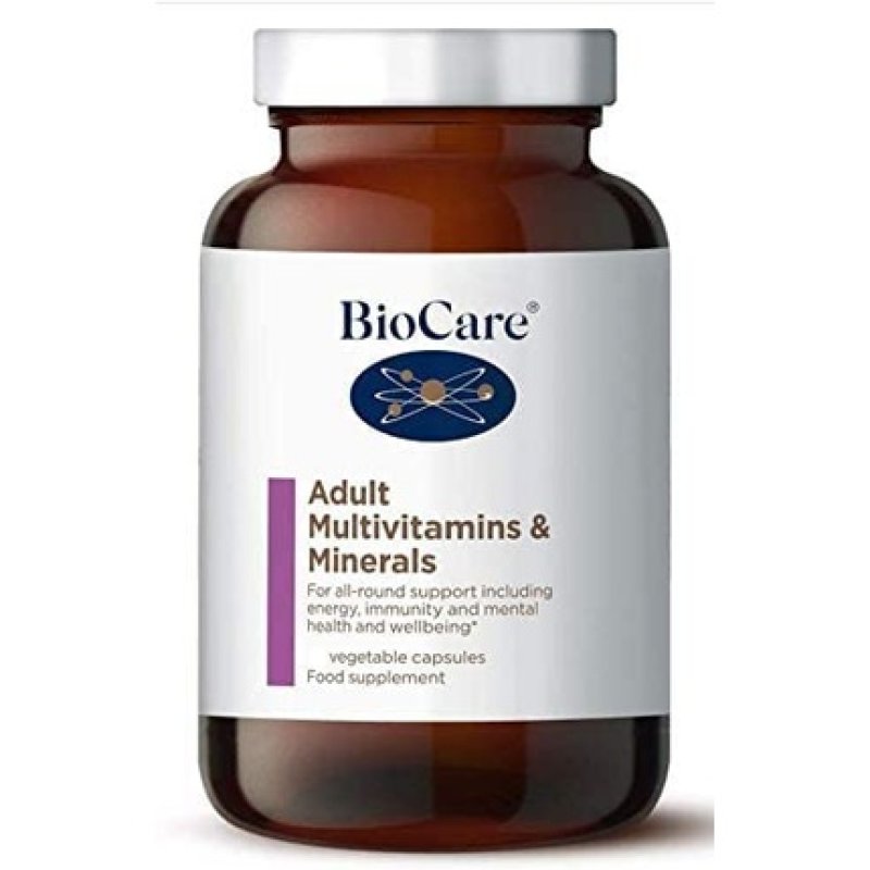 Biocare Adult Multivitamin and Mineral Supplement 90 Capsules