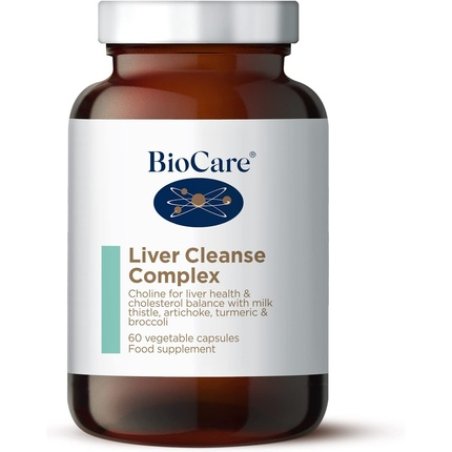 BioCare Liver Cleanse Complex with Choline, Milk Thistle, Artichoke and Turmeric 60 Capsules