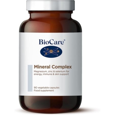 BioCare Mineral Complex Magnesium Zinc Selenium for Energy Immune Skin Support 90 Capsules