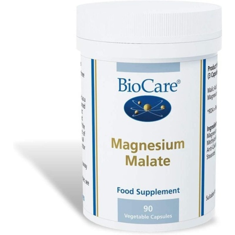BioCare Magnesium Malate 90 Vegi Capsules - Pack of 2