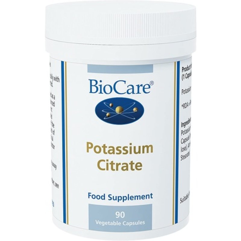 Potassium Citrate 100mg - 90 Vegan Capsules BC