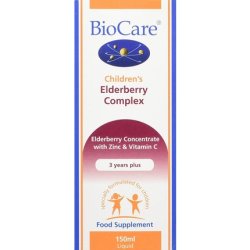 Biocare Children's Elderberry Complex 150ml - Pack of 2
