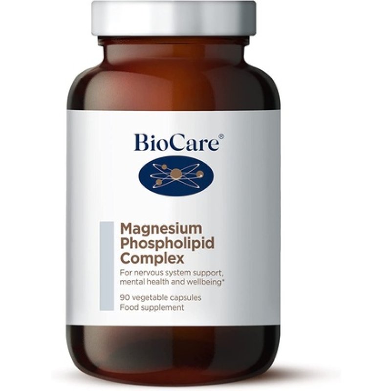 BioCare Magnesium Phospholipid Complex Vegetable Capsules for Nervous System Support 90 Capsules