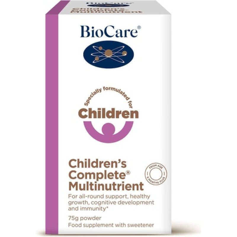 BioCare Children's Complete Multinutrient for All-round Support Healthy Growth Cognitive Development and Immunity 75g