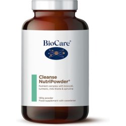 BioCare Cleanse NutriPowder Nutrient Complex with Broccoli Turmeric Milk Thistle and Spirulina 120g