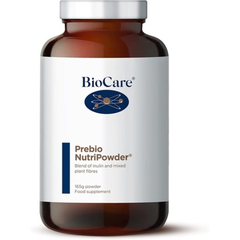 BioCare Prebio NutriPowder Inulin and Plant Fiber Prebiotics for Gut Health 165g