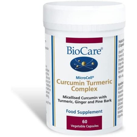 BioCare MicroCell Curcumin Turmeric Complex Vegetable Capsules 60 Capsules