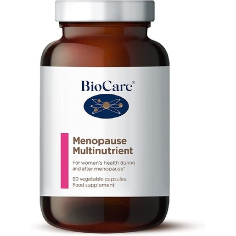 BioCare Menopause Multinutrient Vegetable Capsules for Women's Health Hormone Balance 90 Capsules