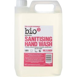 Bio-D Geranium Sanitising Hand Wash 5 Litre