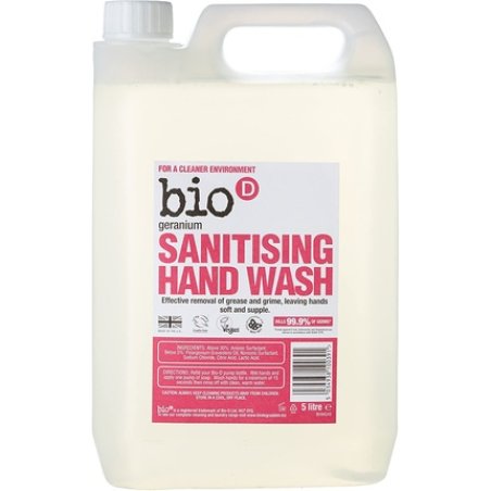 Bio-D Geranium Sanitising Hand Wash 5 Litre