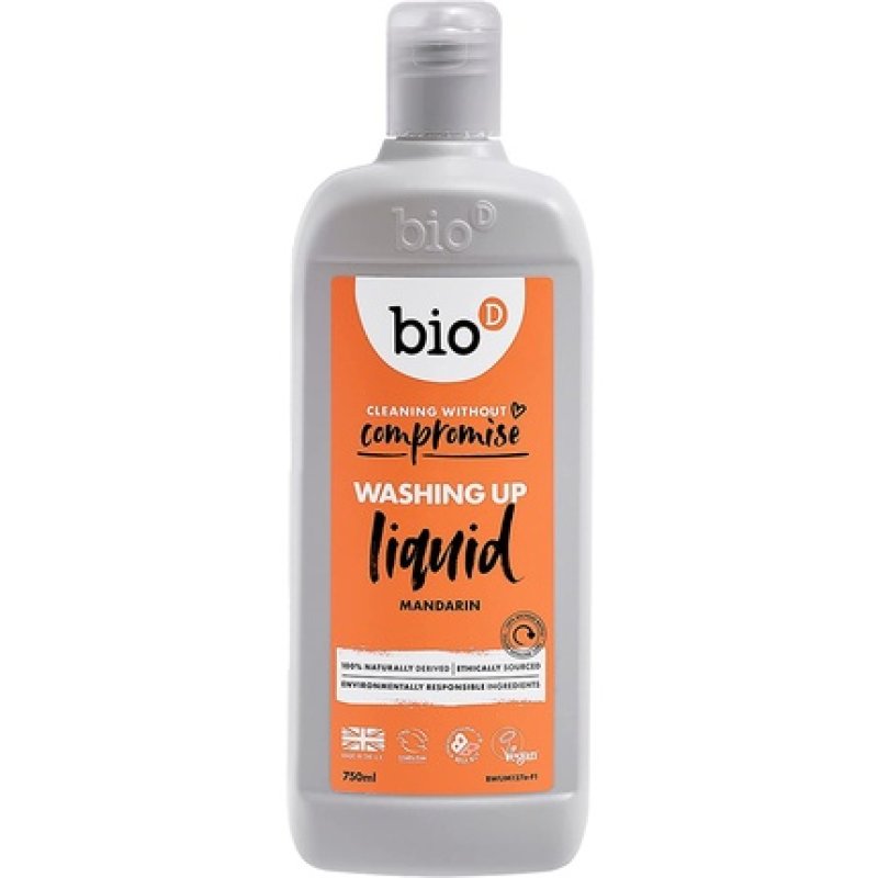 Bio-D Mandarin Washing Up Liquid 750 Ml