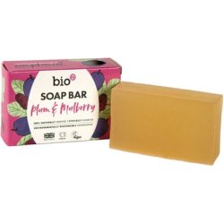 Bio-D Prune & Mulberry Soap Bar 90g - Vegan - Organic