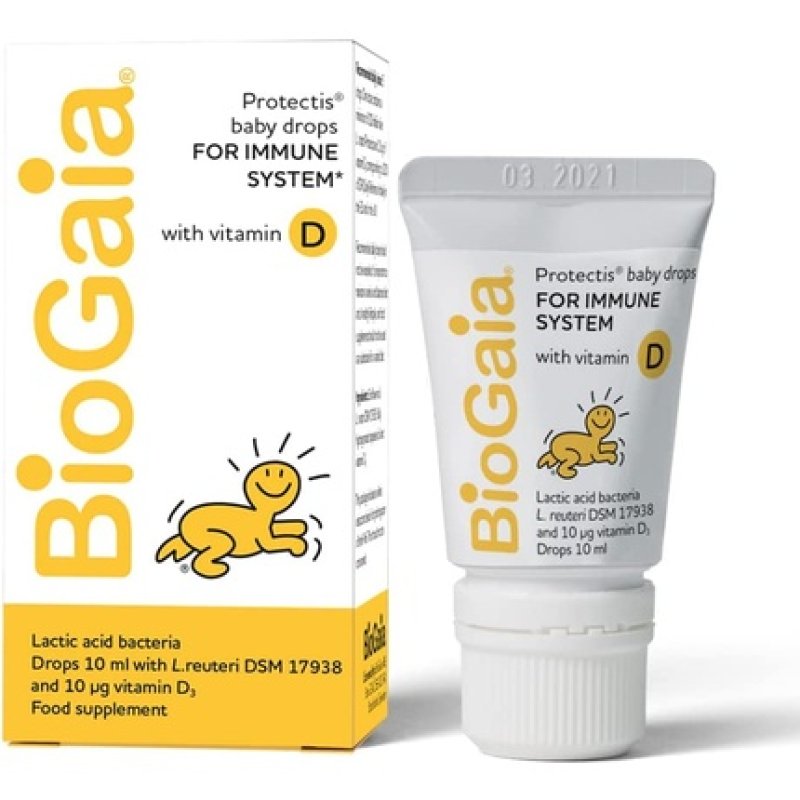 BioGaia Protectis Probiotic Drops with Vitamin D3 10ml for Newborn Babies