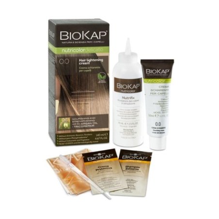 BioKap Hair Lightening Cream 0.0 Permanent Vegan Formula for Sensitive Skin 145ml