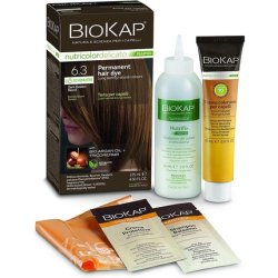 BioKap Dark Golden Blonde 6.3 Rapid Hair Dye 135ml - Permanent Vegan and Natural Nourishing Formula
