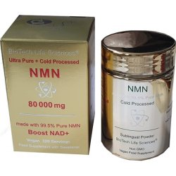 NMN 80g Ultra Pure Natural Citrus for Hair Color and Thickness, Energy and Metabolism, Mood and Memory