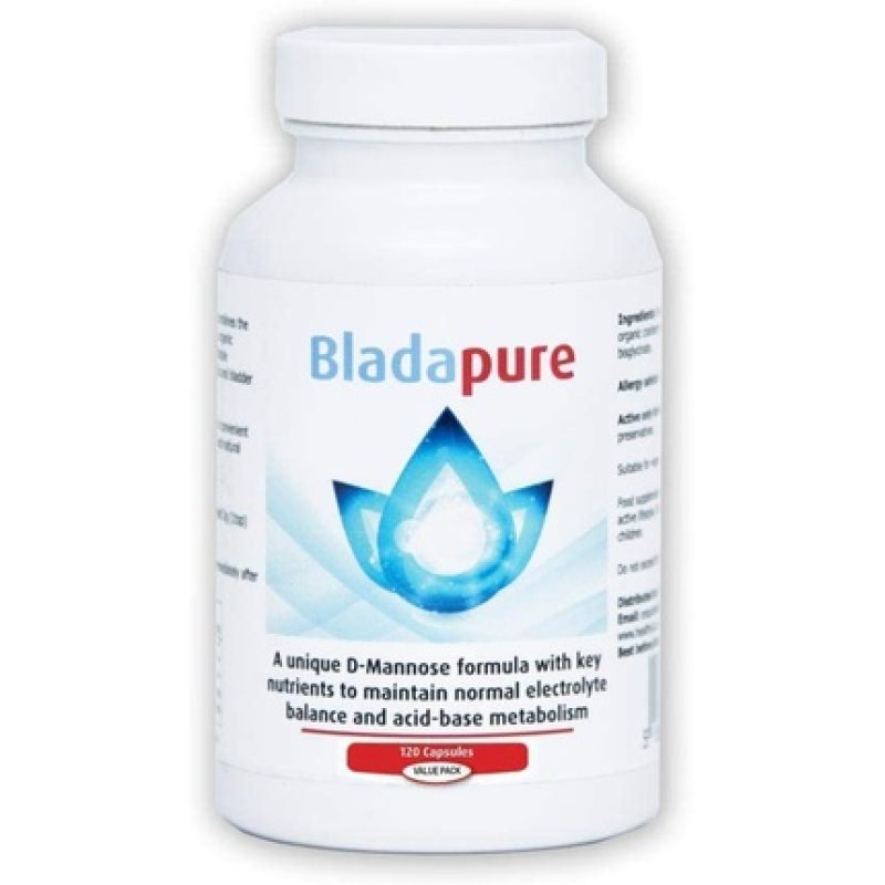 Bladapure D Mannose High Strength 120 Capsules - Value Pack