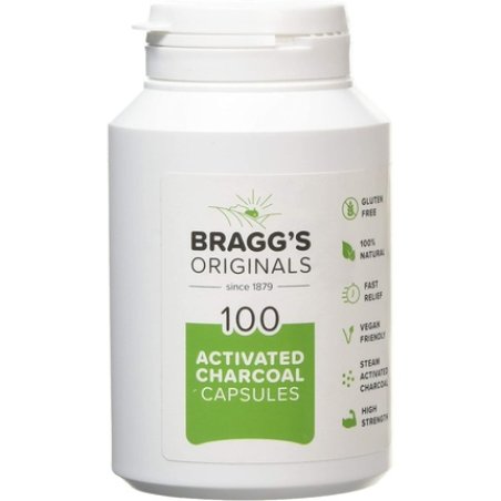 J.L Bragg's Vegetarian Activated Charcoal 100 Capsules