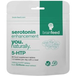 Serotonin Supplement 5HTP Natural Mood Booster 100mg 30 Tablets