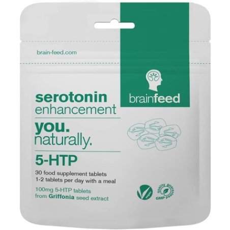 Serotonin Supplement 5HTP Natural Mood Booster 100mg 30 Tablets
