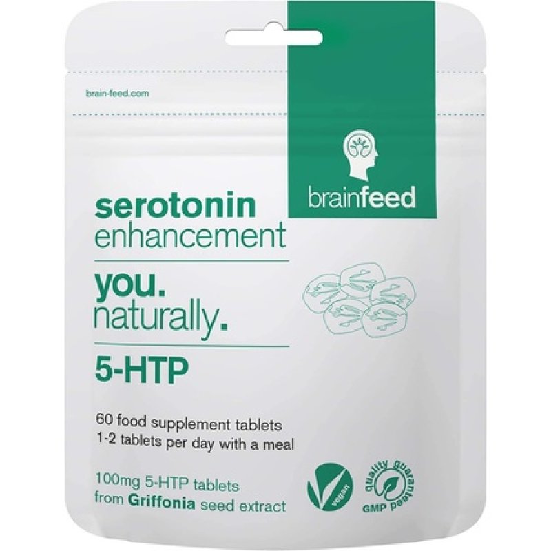 High Strength 5htp Tablets 100mg Mood Booster with Griffonia Seed Extract 60 Tablets